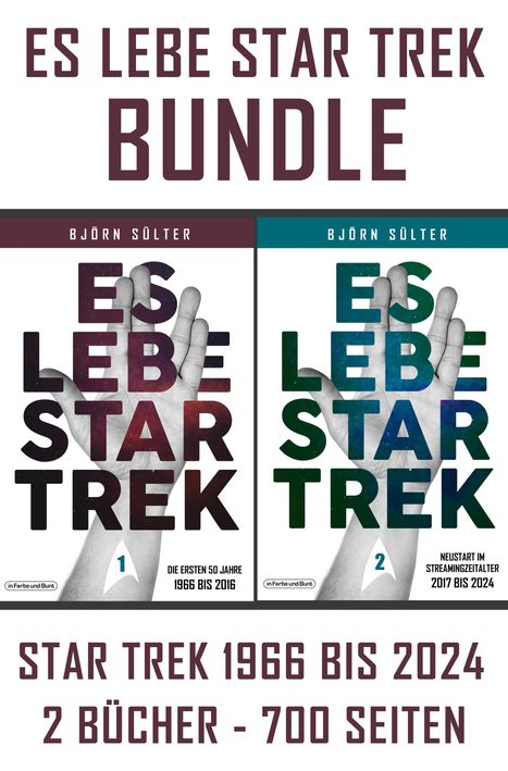 Björn Sülter: Es lebe Star Trek - Bundle (Band 1 und 2), Buch