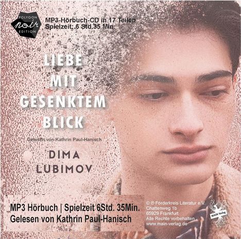 Dima Lubmimov: Liebe mit gesenktem Blick, MP3-CD