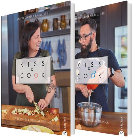 Annette Sandner: Kiss & Cook 2 Bände, Buch