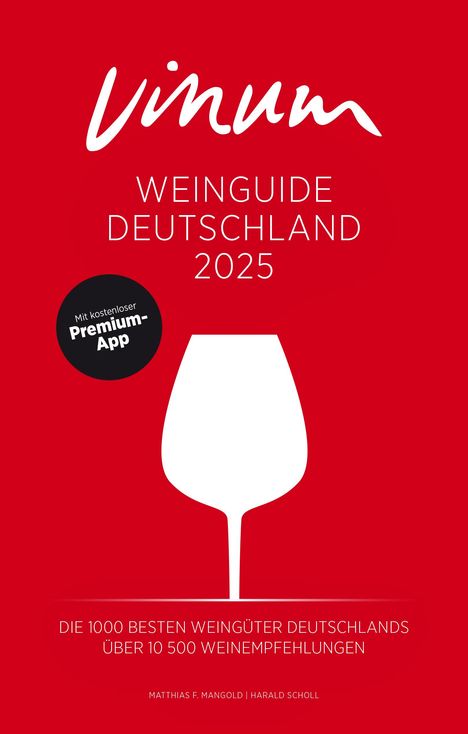 VINUM Weinguide Deutschland 2025, Buch