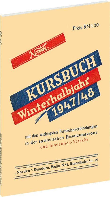 Reichsbahnkursbuch der sowjetischen Besatzungszone - Winterh, Buch