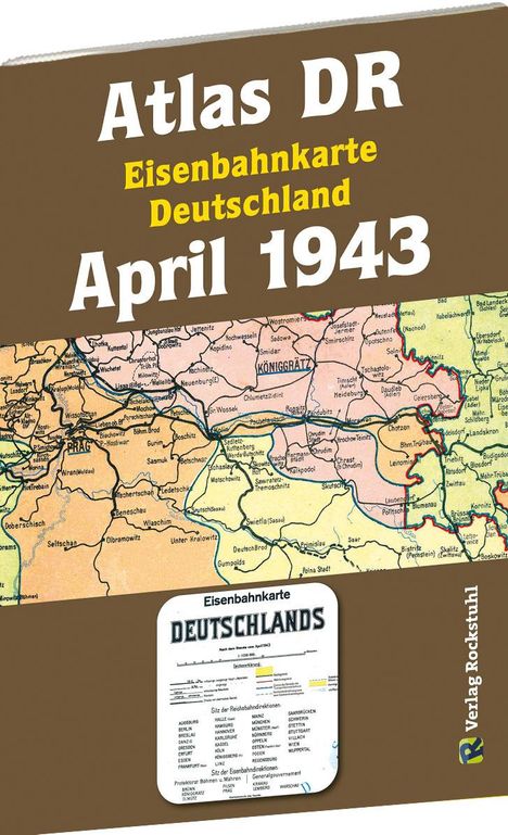 ATLAS DR April 1943 - Eisenbahnkarte Deutschland, Buch