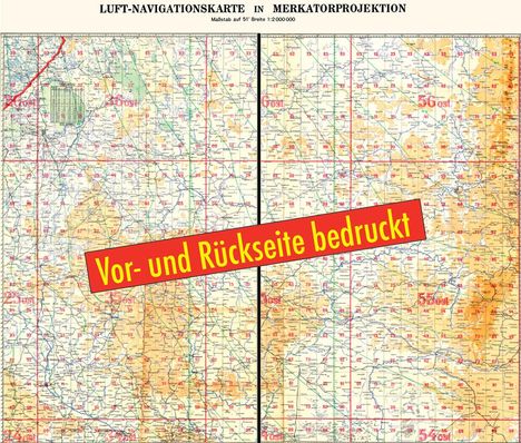 LUFT-NAVIGATIONSKARTE: West-Rußland März 1941(Plano), Karten