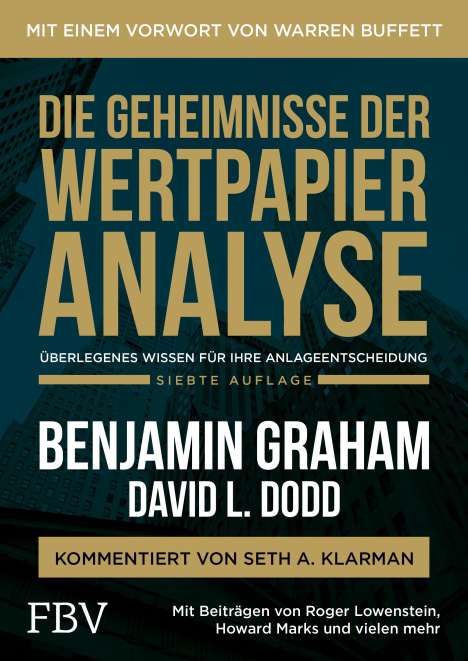 Benjamin Graham: Die Geheimnisse der Wertpapieranalyse, Buch
