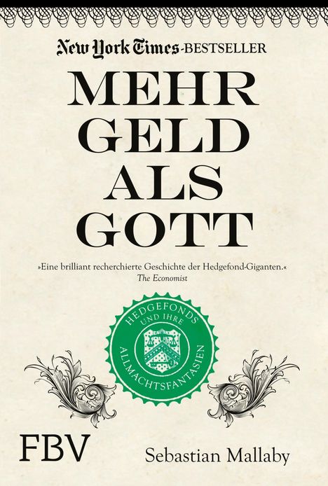 Sebastian Mallaby: Mehr Geld als Gott, Buch