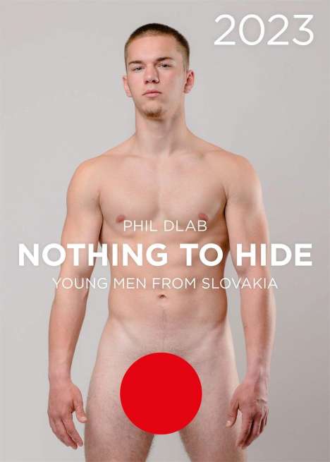 Nothing to Hide. Young Men from Slovakia 2023, Kalender