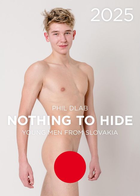 Nothing to Hide. Young Men from Slovakia 2025, Kalender