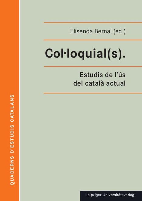 Col·loquial(s)., Buch