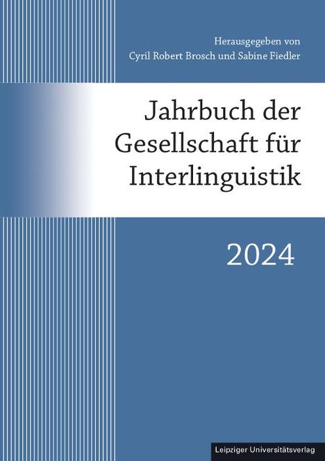 Jahrbuch der Gesellschaft für Interlinguistik, Buch