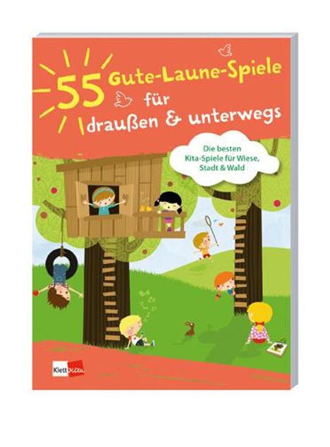 55 Gute-Laune-Spiele für draußen &amp; unterwegs, Buch