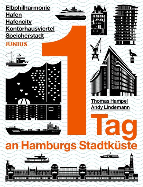 Thomas Hampel: 1 Tag an Hamburgs Stadtküste, Buch