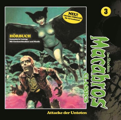 Dan Shocker: Macabros Classics (03) Attacke der Untoten, 2 CDs