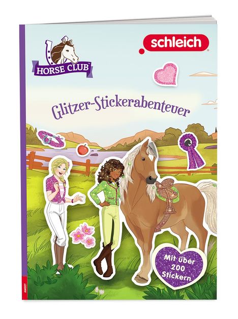 schleich® Horse Club(TM) - Glitzer-Stickerabenteuer, Buch