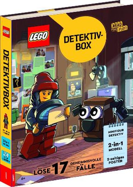 LEGO® - Detektivbox - Löse 17 geheimnisvolle Fälle, Buch