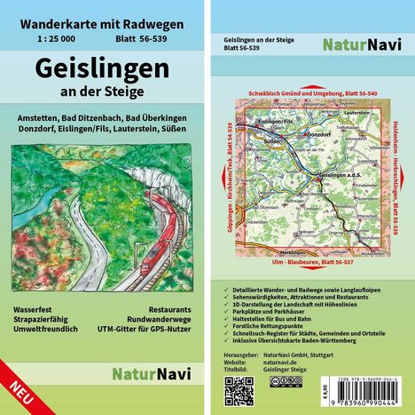Geislingen an der Steige 1 : 25 000, Karten