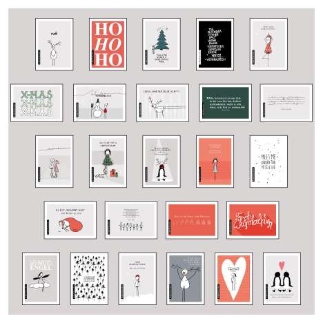 Lisa Wirth: 25 handgemachte Weihnachtskarten Teil 1, Diverse