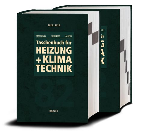 Recknagel - Taschenbuch für Heizung und Klimatechnik 82. Ausgabe 2025/2026 - Basisversion, Buch