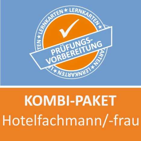 Michaela Rung-Kraus: AzubiShop24.de Kombi-Paket Lernkarten Hotelfachmann/-frau, Buch