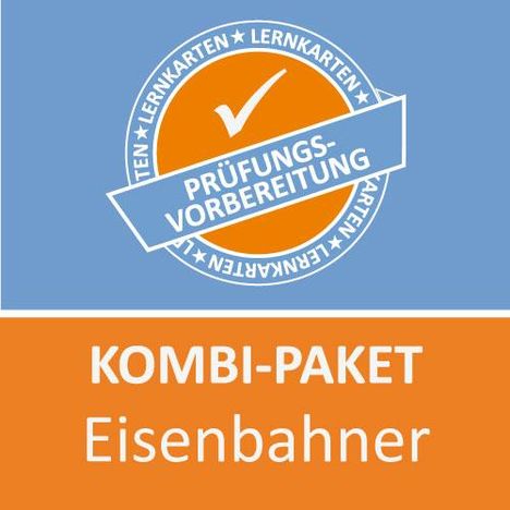 Michaela Rung-Kraus: AzubiShop24.de Kombi-Paket Lernkarten Eisenbahner-/in im Betriebsdienst, Diverse