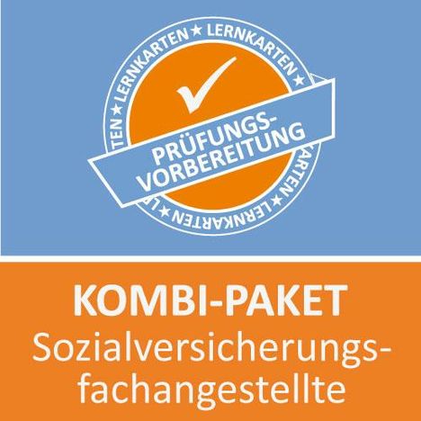 Michaela Rung-Kraus: Kombi-Paket Lernkarten Sozialvers.-Fachangestellte, Buch