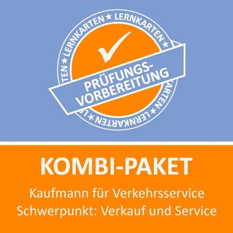 Jennifer Christiansen: Kombi-Paket Kauffrau für Verkehrsservice Schwerpunkt Verkauf und Service Lernkarten, Diverse