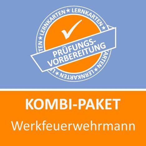 Jennifer Christiansen: Kombi-Paket Werkfeuerwehrmann Lernkarten, Buch