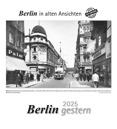 Berlin gestern 2025, Kalender