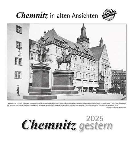 Chemnitz gestern 2025, Kalender