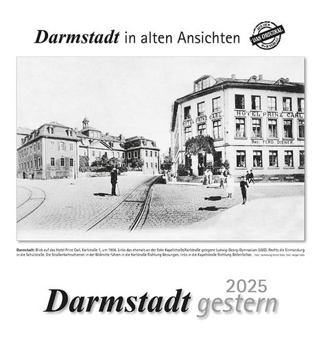 Darmstadt gestern 2025, Kalender