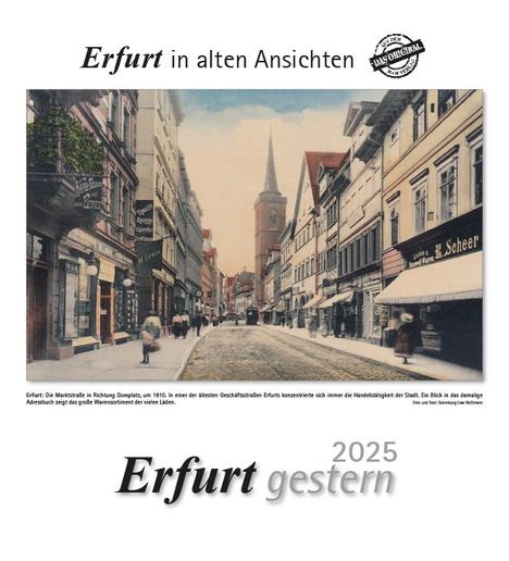 Erfurt gestern 2025, Kalender