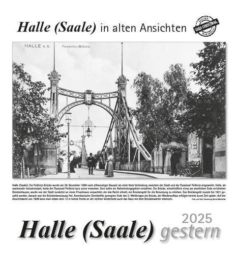 Halle (Saale) gestern 2025, Kalender