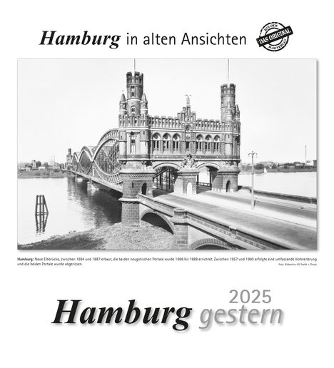 Hamburg gestern 2025, Kalender