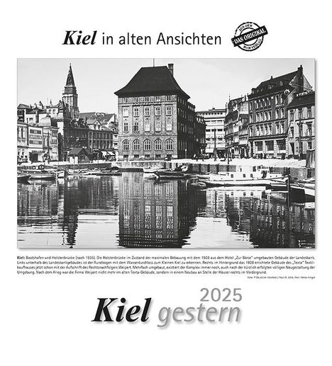 Kiel gestern 2025, Kalender