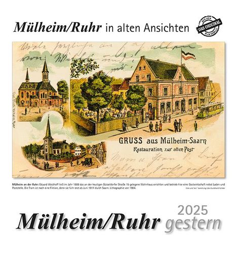 Mülheim a. d. Ruhr gestern 2025, Kalender