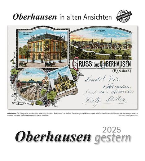 Oberhausen gestern 2025, Kalender