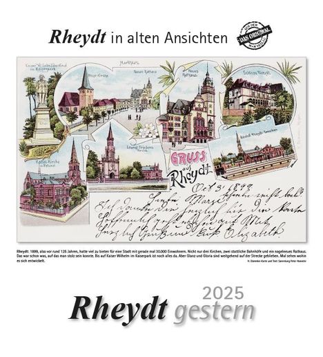 Rheydt gestern 2025, Kalender