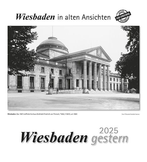 Wiesbaden gestern 2025, Kalender
