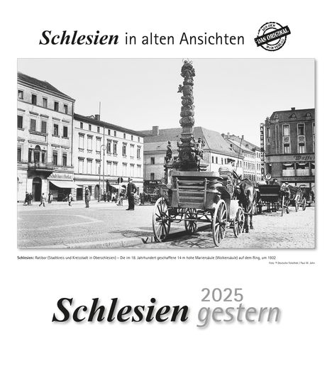 Schlesien gestern 2025, Kalender