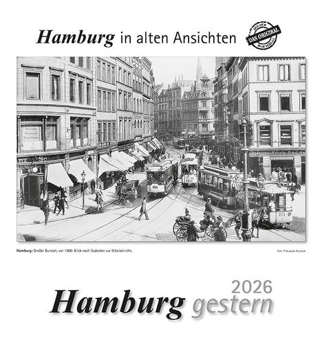 Hamburg gestern 2026, Kalender
