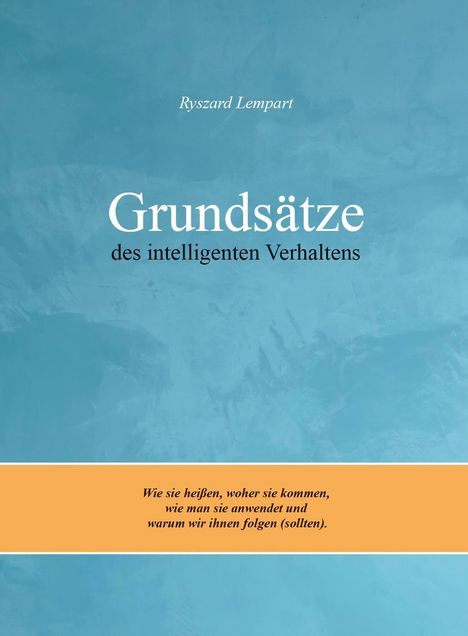 Ryszard Lempart: Grundsätze des intelligenten Verhaltens, Buch