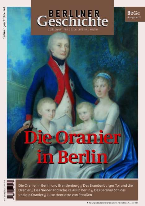 Berliner Geschichte - Zeitschrift für Geschichte und Kultur, Buch