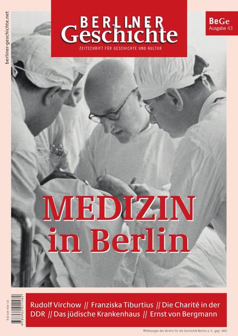 Berliner Geschichte - Zeitschrift für Geschichte und Kultur 43, Buch