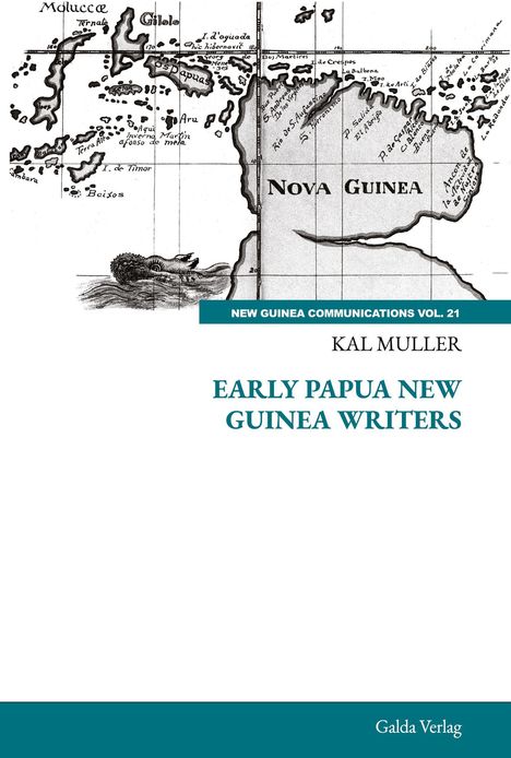 "New Guinea Communications Vol. 21", Kal Muller, "Early Papua New Guinea Writers", Illustration einer alten Karte von Nova Guinea.