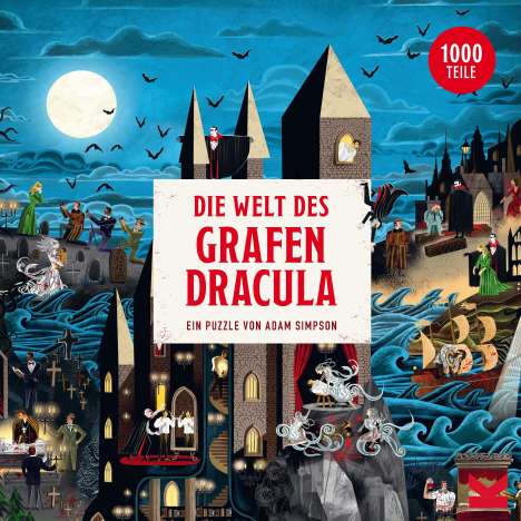 Roger Luckhurst: Die Welt des Grafen Dracula 1000 Teile Puzzle, Diverse