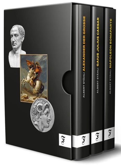 Albert Stähli: Alexander der Grosse - Gaius Julius Caesar - Napoleon Bonaparte: Der Schuber, Diverse