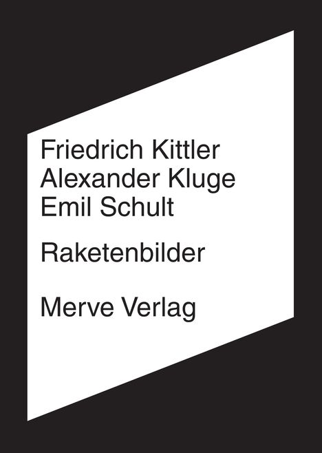 Friedrich Kittler: Raketenbilder, Buch
