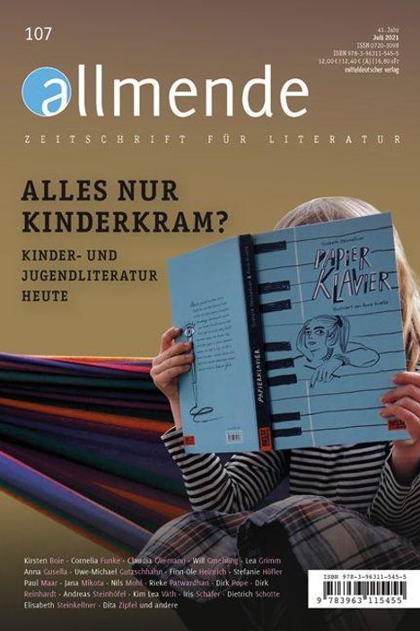 Allmende 107 - Zeitschrift für Literatur, Buch