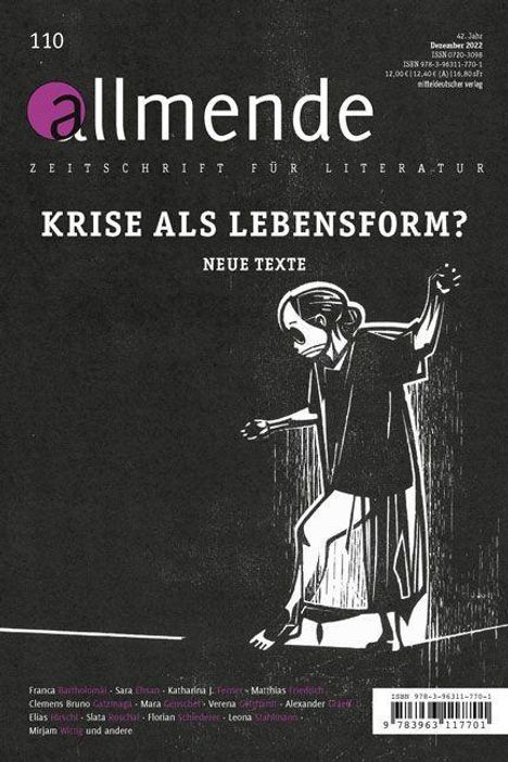 Allmende 110 - Zeitschrift für Literatur, Buch