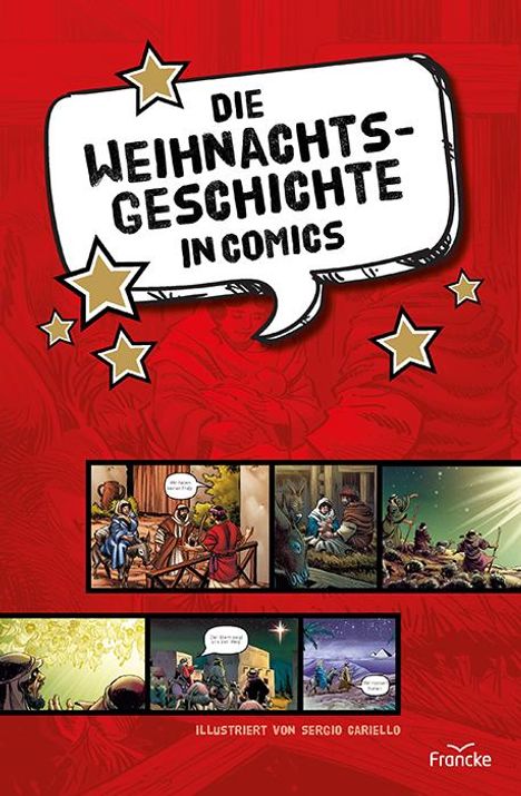 Die Weihnachtsgeschichte in Comics, Buch