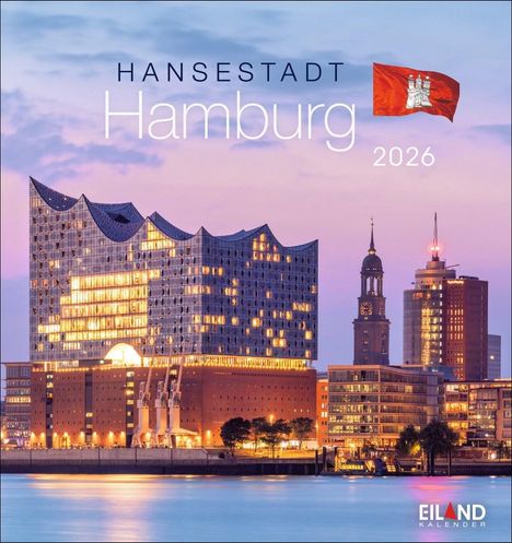 Hansestadt Hamburg Postkartenkalender 2026, Kalender